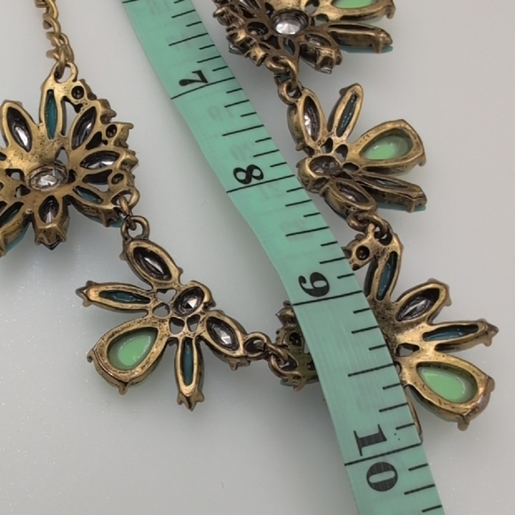 J. Crew Blue and Green Floral Necklace - Picture 6 of 6